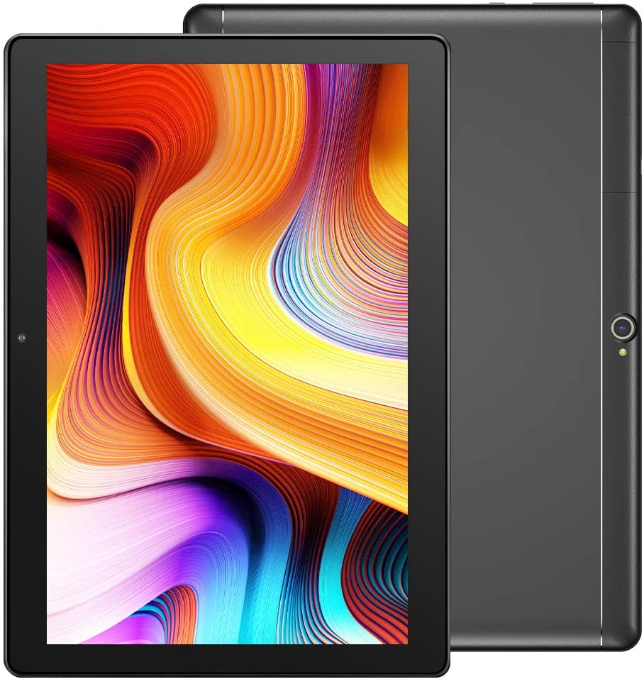 Dragon Touch Notepad K10 Tablet, 10.1 IPS HD Display, Android 9.0 Pie, 5G WiFi, Metal Body Black