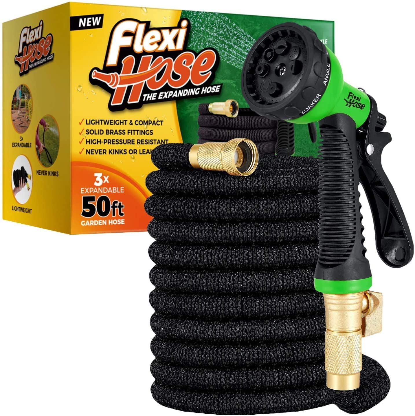 Flexi Hose with 8 Function Nozzle